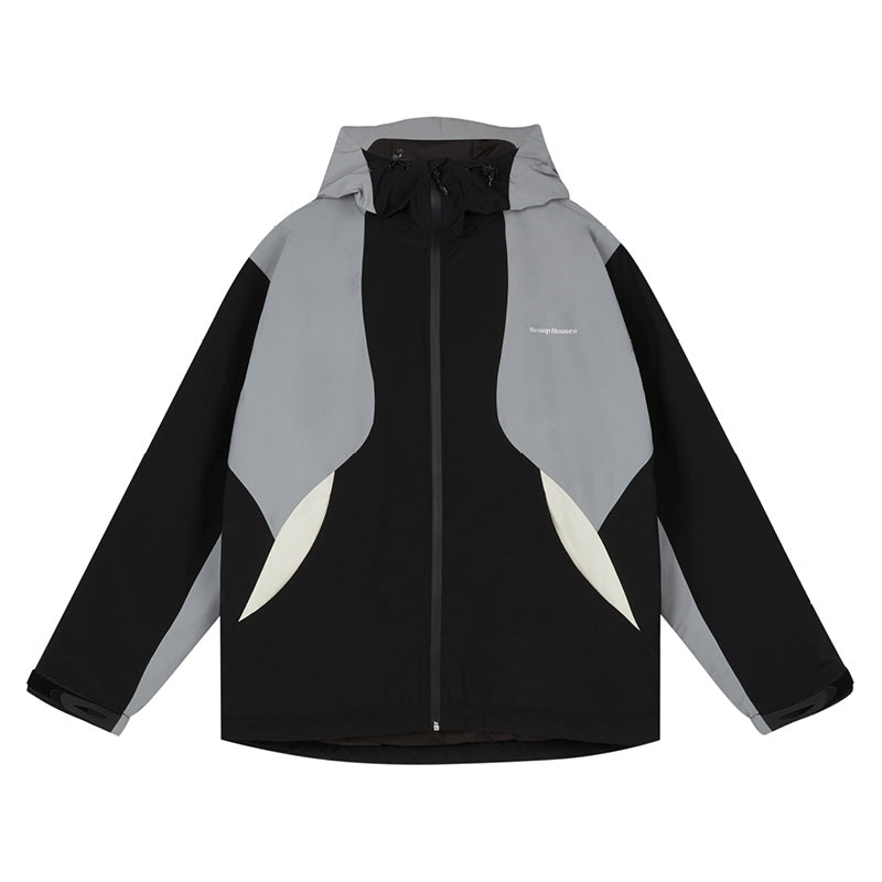 Wassup House Color Blocking Waterproof Down Jacket
