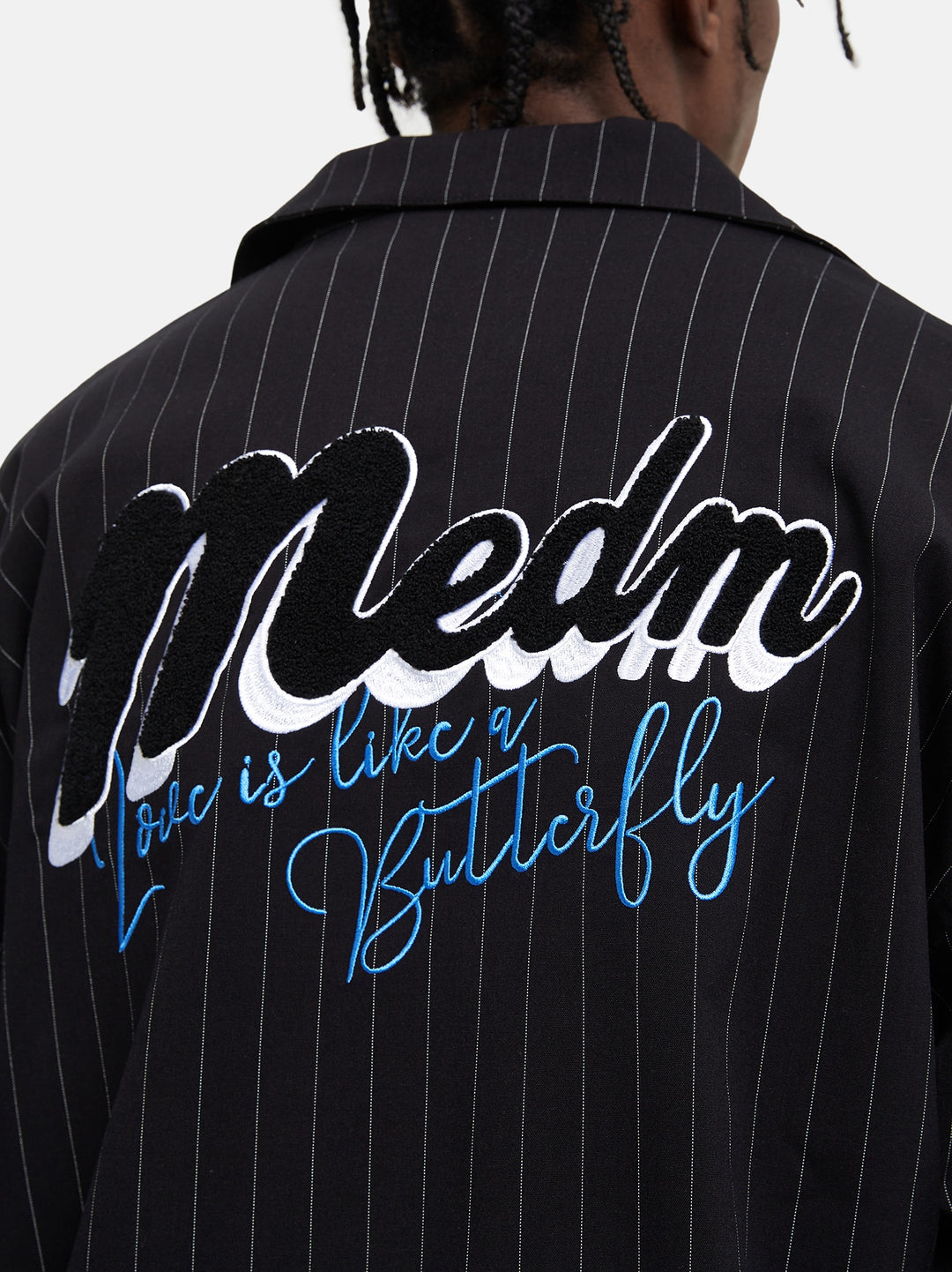 MEDM Striped Logo Jacket | Face 3 Face