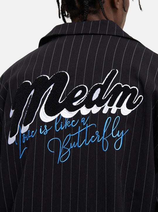 MEDM Striped Logo Jacket | Face 3 Face