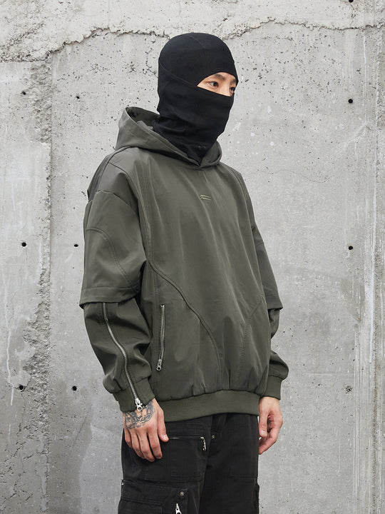 F2CE Nylon Zipper Functional Hoodie