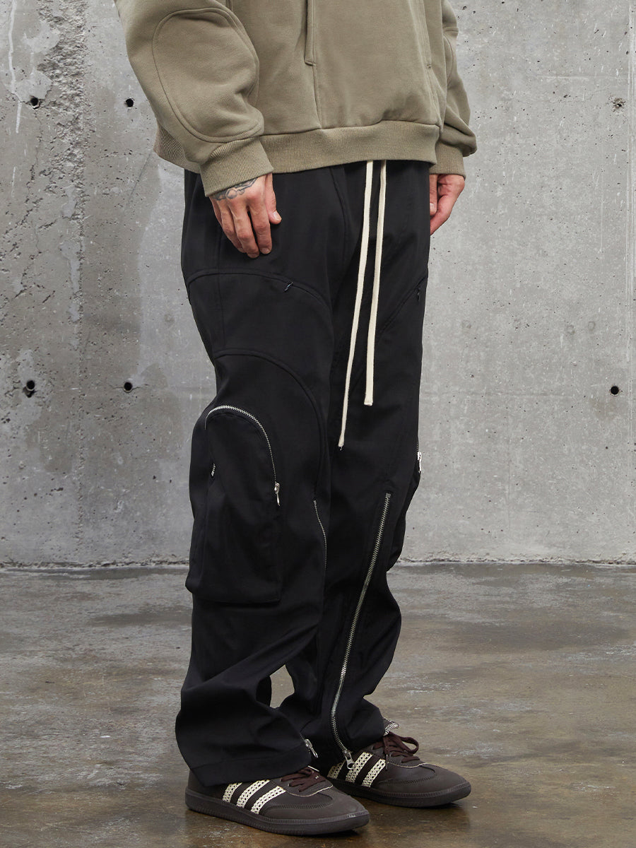 F2CE Zipper 3D Pockets Nylon Functional Work Pants