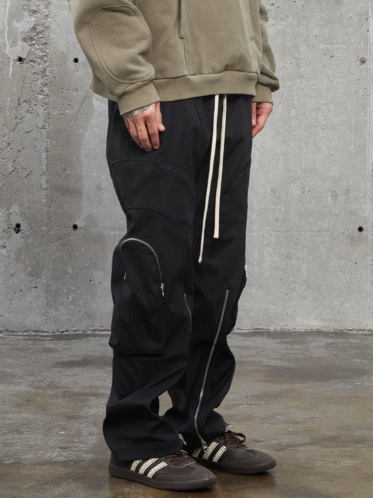F2CE Zipper 3D Pockets Nylon Functional Work Pants