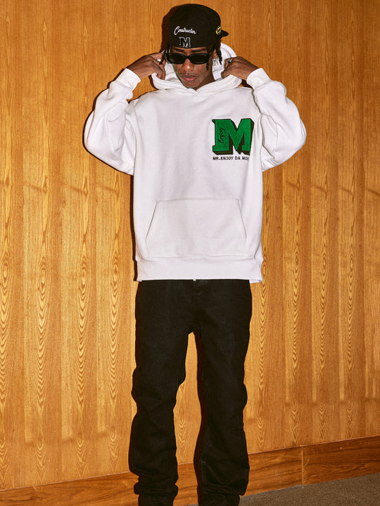 MEDM Ins Wind Super Fire Logo Hoodie | Face 3 Face