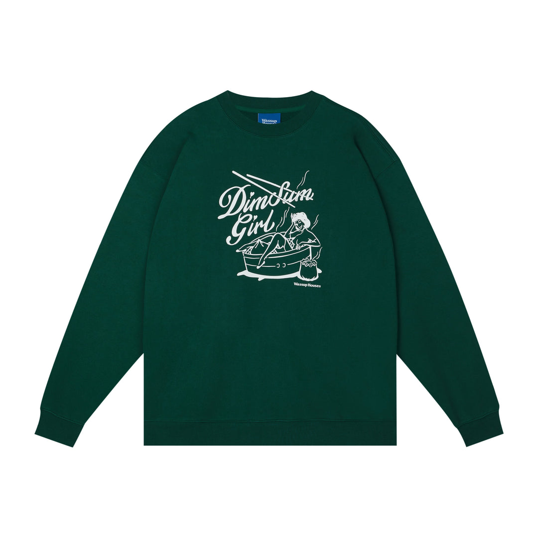Wassup House Dim Sum Girl Printed Sweatshirt