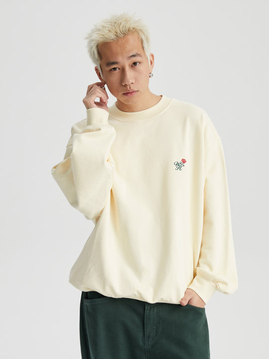 Wassup House Rose Printed Sweatshirt