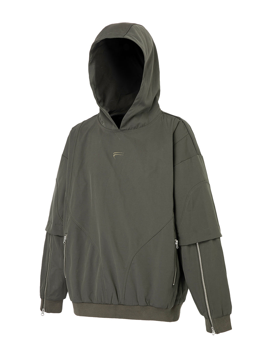 F2CE Nylon Zipper Functional Hoodie