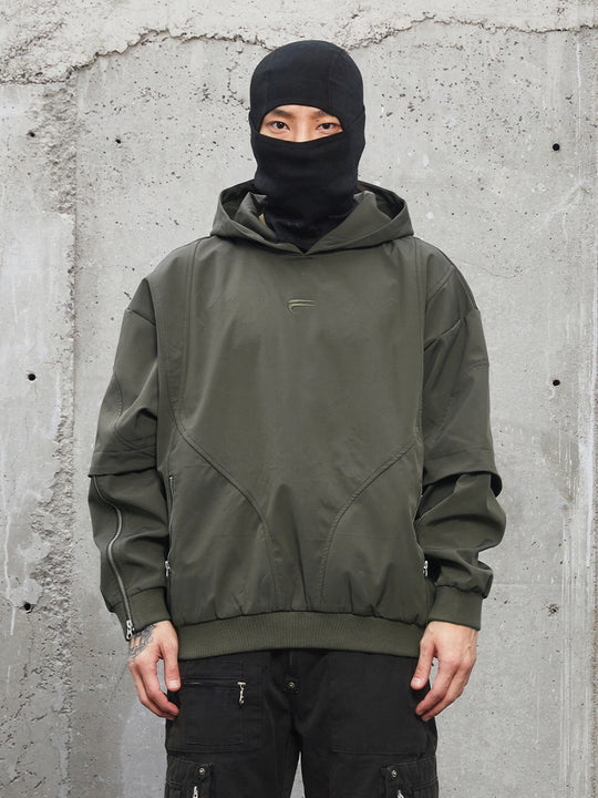 F2CE Nylon Zipper Functional Hoodie