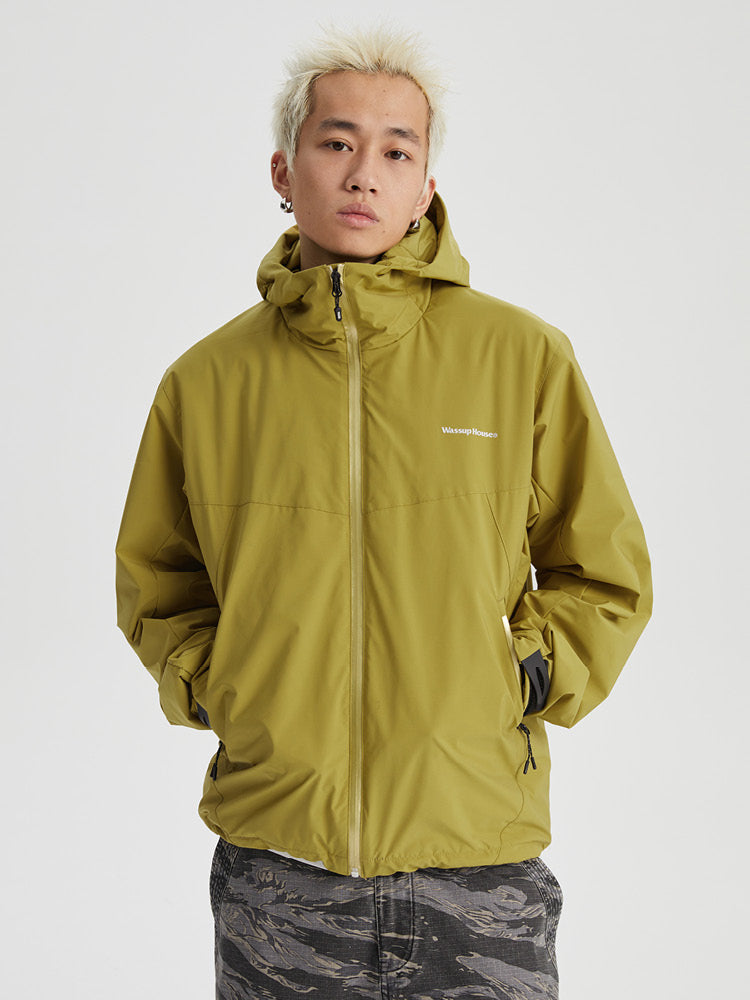 Wassup House Split Waterproof Hooded Jacket