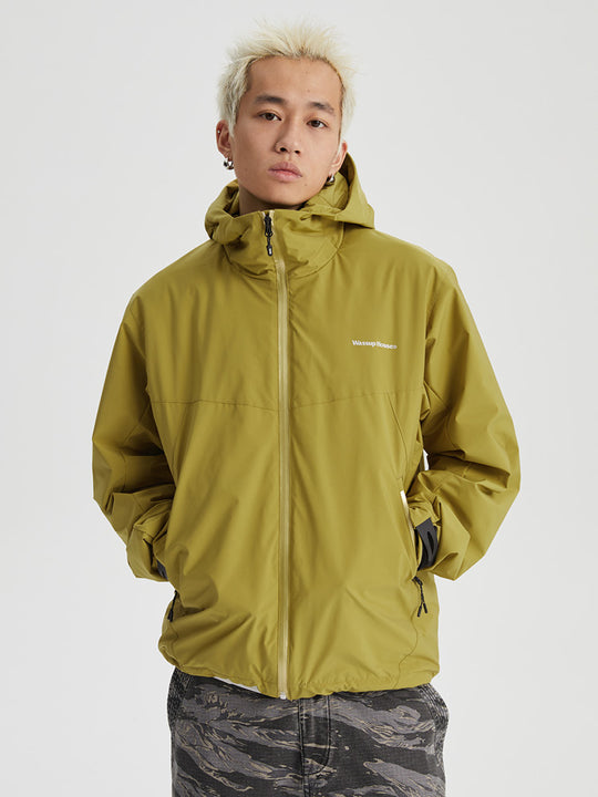 Wassup House Split Waterproof Hooded Jacket