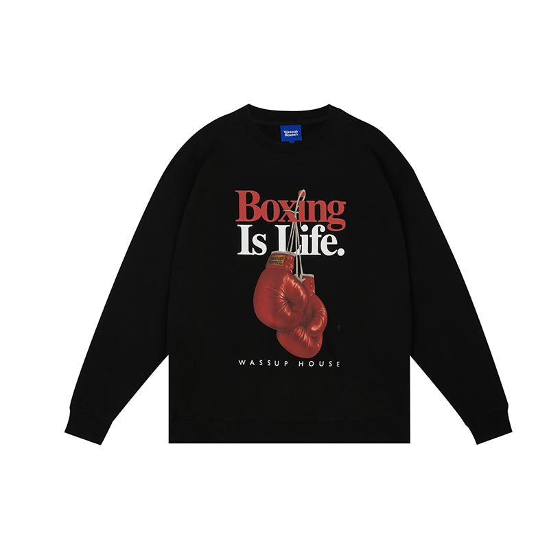 Wassup House LIFE Printed Sweatshirt