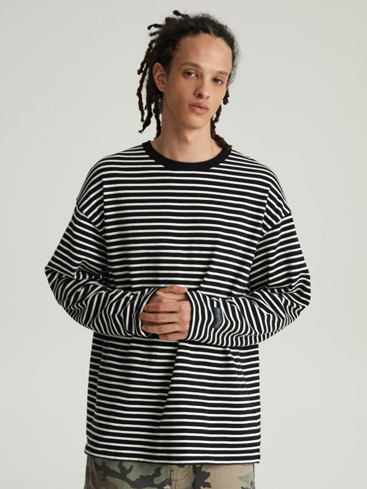 Wassup House Striped Long Sleeved Tee