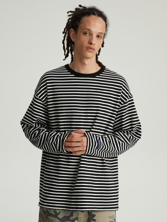 Wassup House Striped Long Sleeved Tee