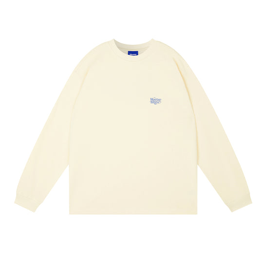 Wassup House Liner Font Logo Long Sleeved Tee