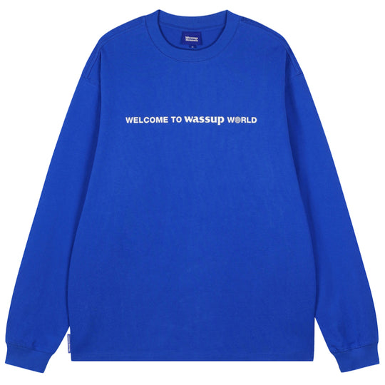 Wassup House Welcome Logo Long Sleeved Tee