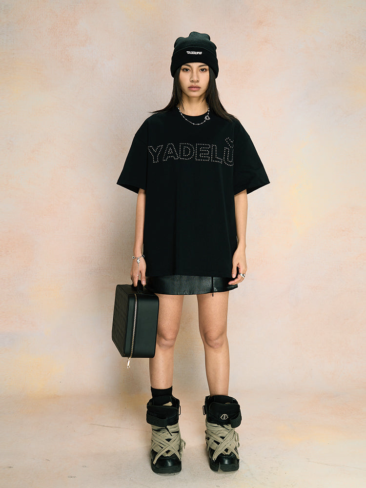 YADcrew Metallic Hot Bead Craft Tee