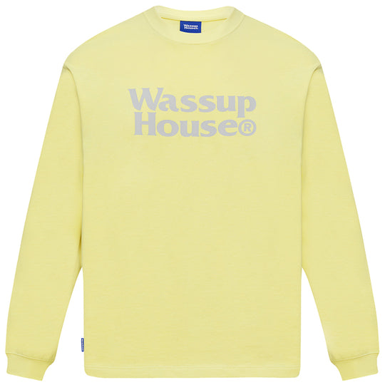 Wassup House Double Line Logo Long Sleeved Tee