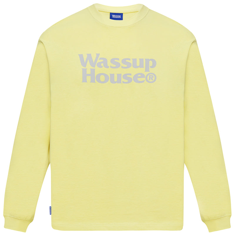 Wassup House Double Line Logo Long Sleeved Tee