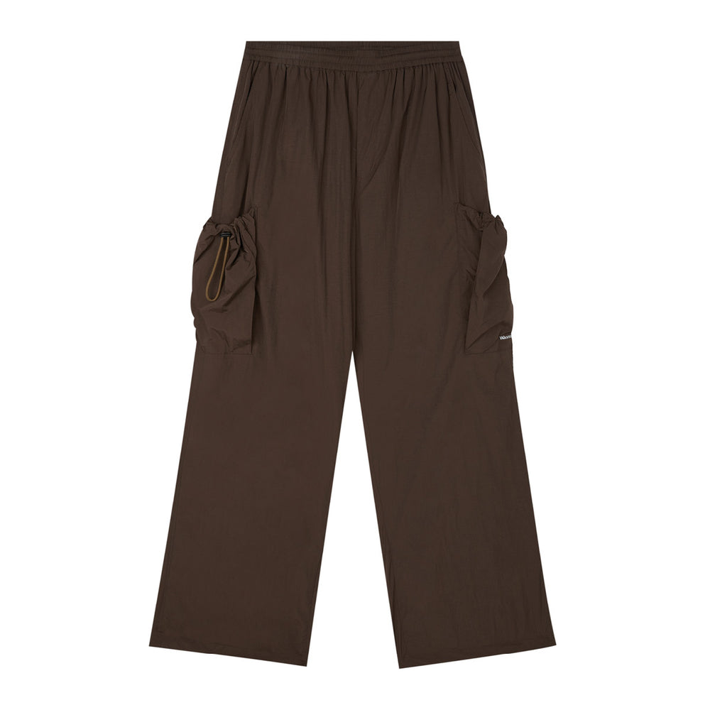 Wassup House Metallic Silk Large Pockets Work Pants