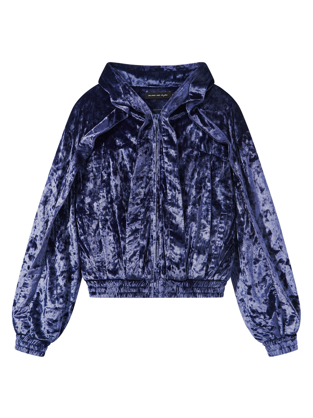 BLIND NO PLAN 3D Fly Hank Velvet Zipper Hoodie