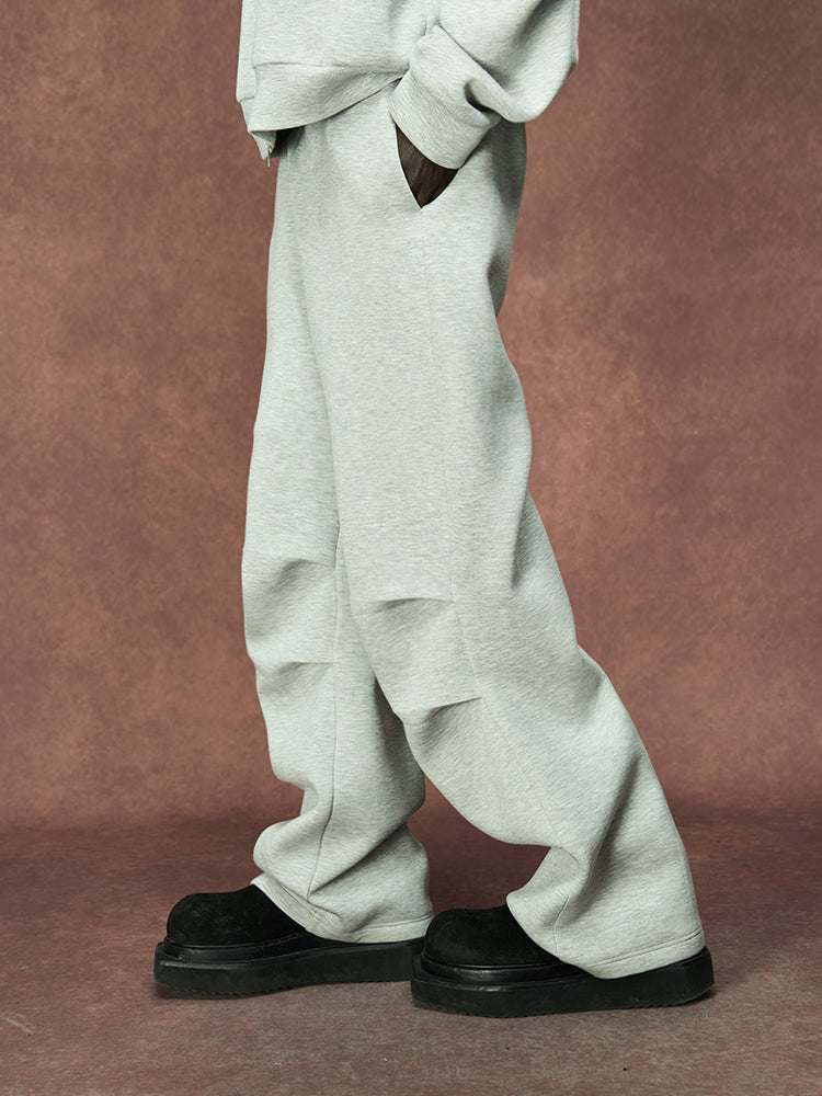 YADcrew 350g Heavyweight Pleated Sweat Pants
