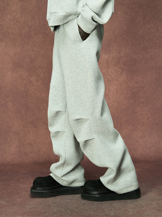 YADcrew 350g Heavyweight Pleated Sweat Pants
