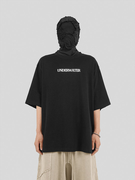 UNDERWATER Basic Logo Printed Tee