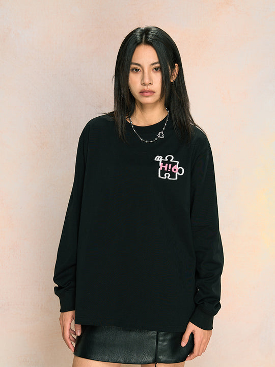 YADcrew Hello Saturday Long Sleeve Tee