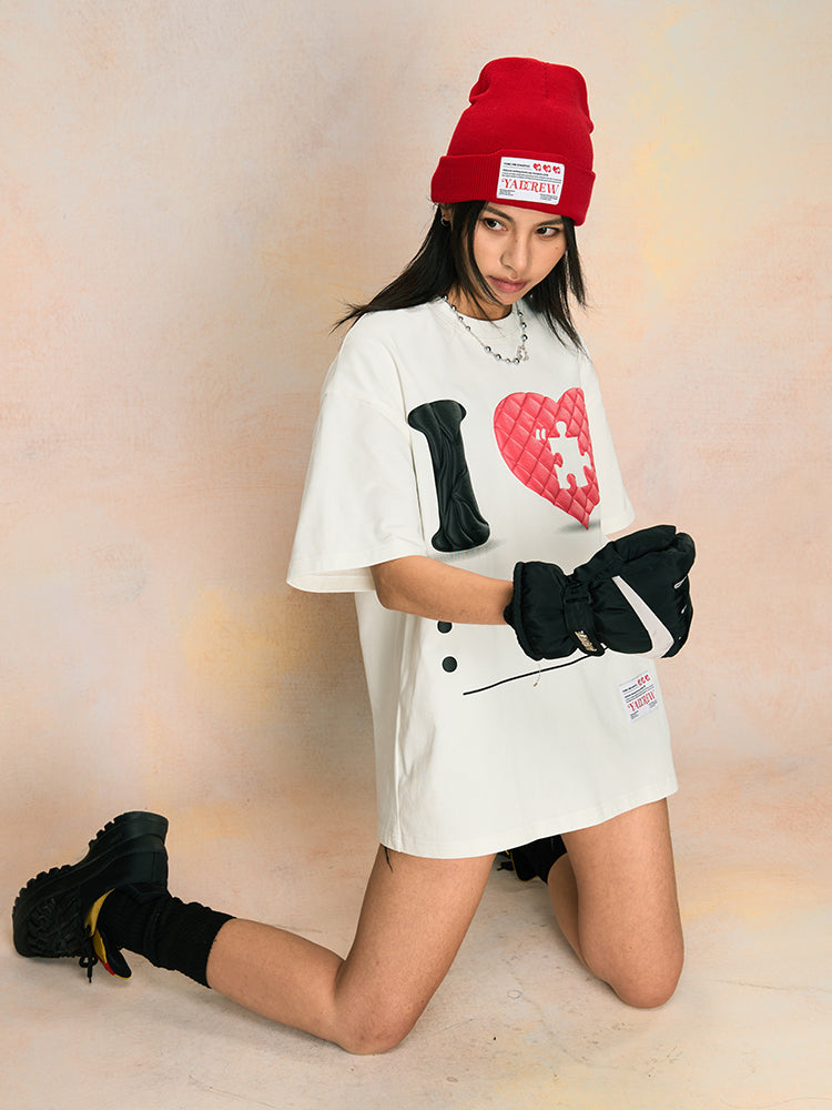 YADcrew Love Foam Tee