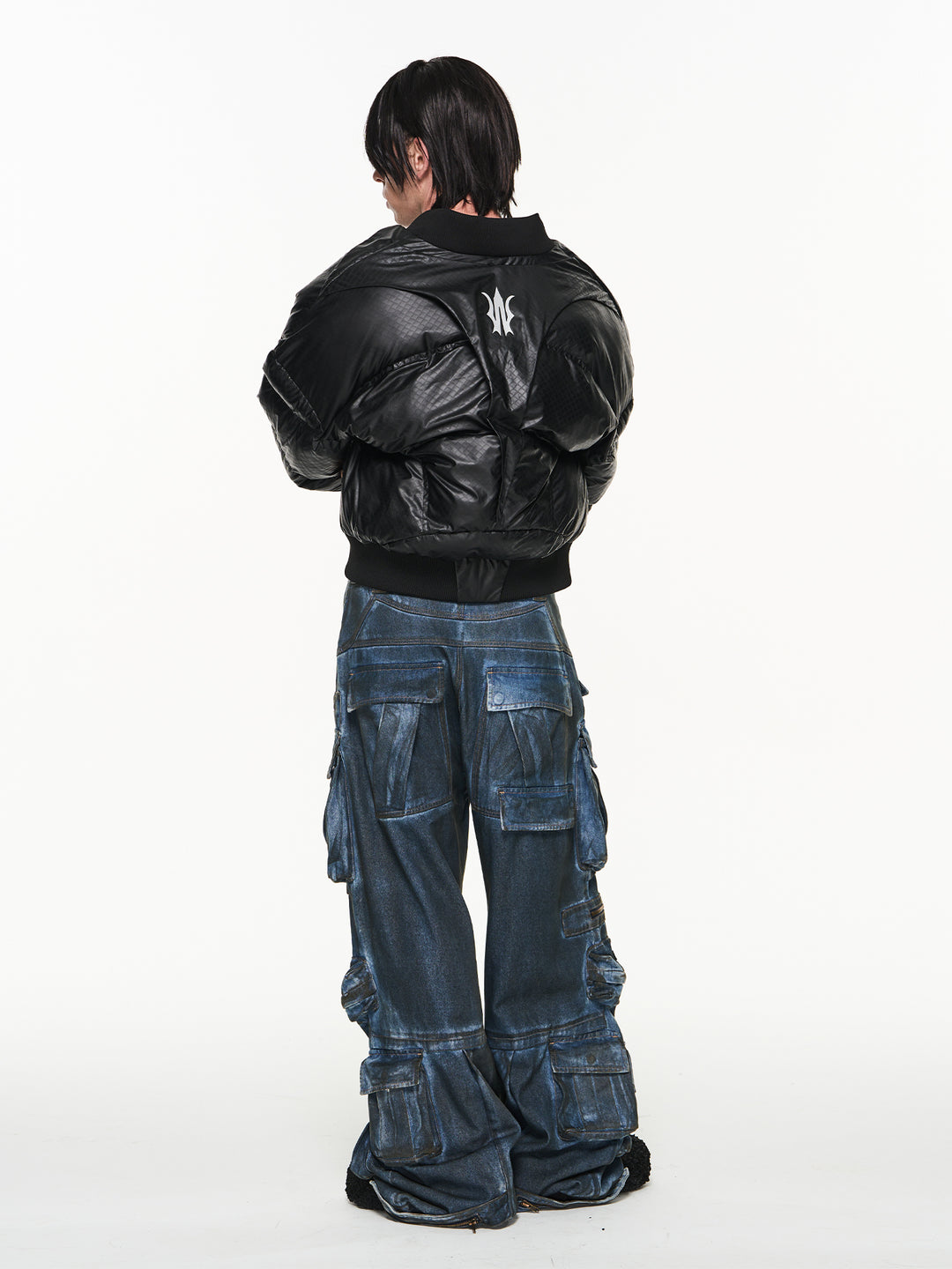 BLIND NO PLAN Lightweight MA1 Down Jacket