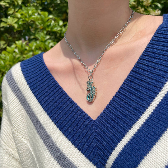 NboStore Diamonds LOGO Necklace | Face 3 Face