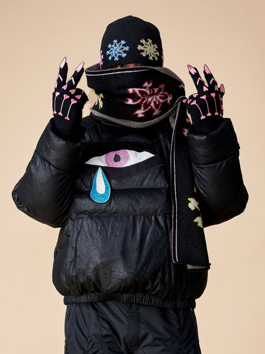 EVILKNIGHT(EK) Jacquard Versatile Warm Scarf