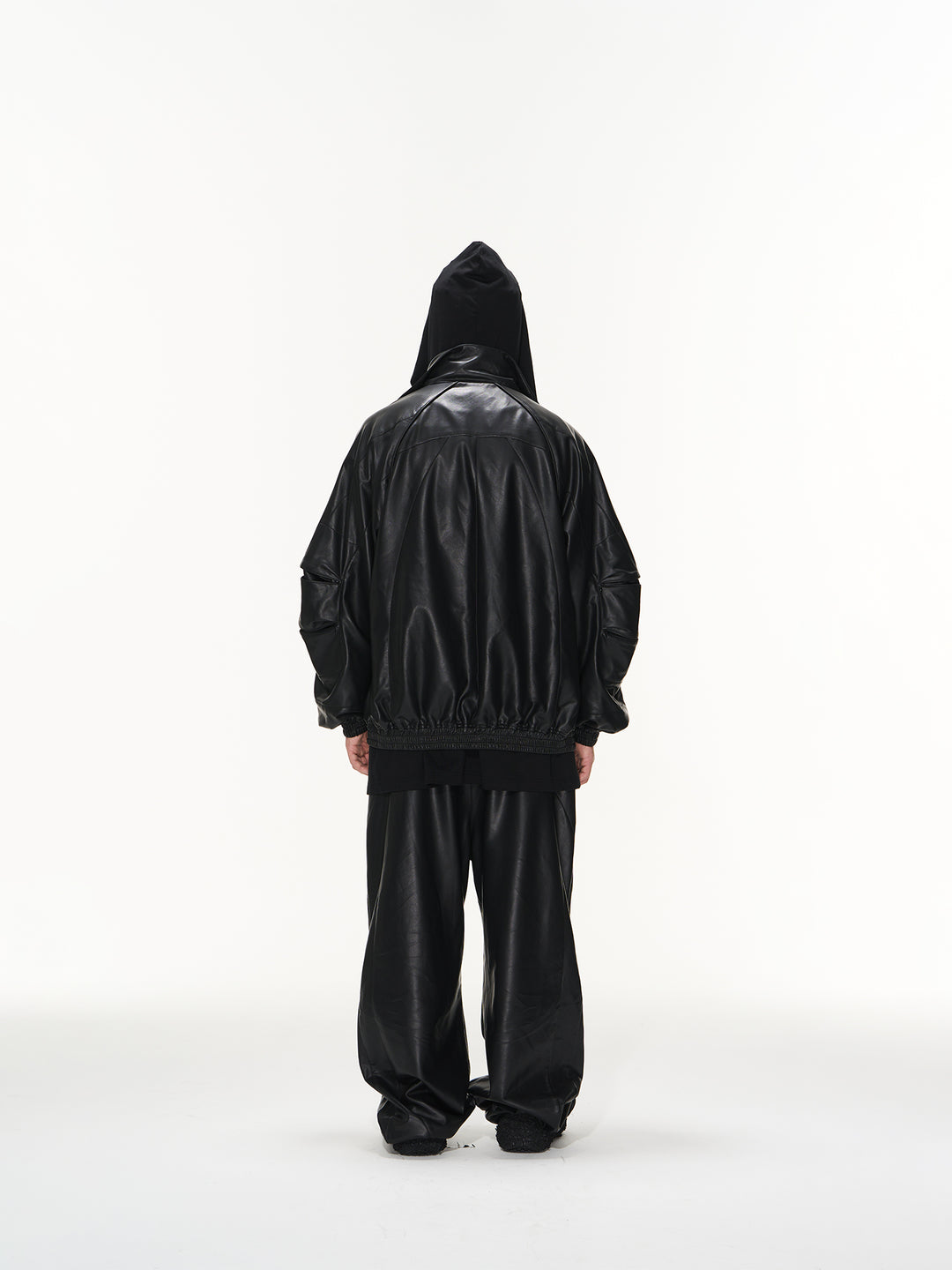 BLIND NO PLAN 3D Invisible Zipper Pinch Pleat Zipper Pants