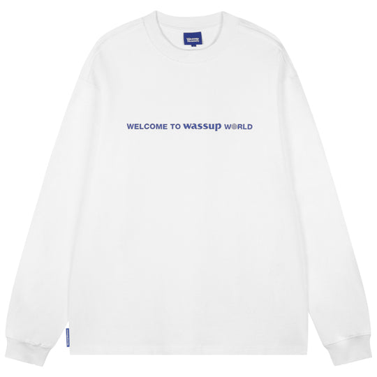 Wassup House Welcome Logo Long Sleeved Tee