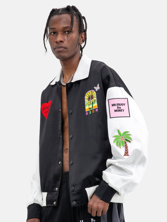 MEDM Cross Sunflower Embroidery Jacket | Face 3 Face