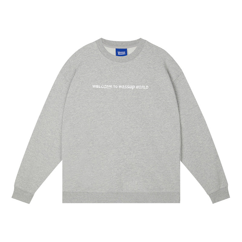 Wassup House Cutting Logo Sweatshirt