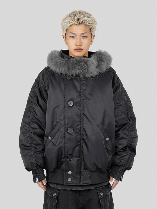 UNDERWATER  N-2B Waterproof Nylon Bomber Jacket