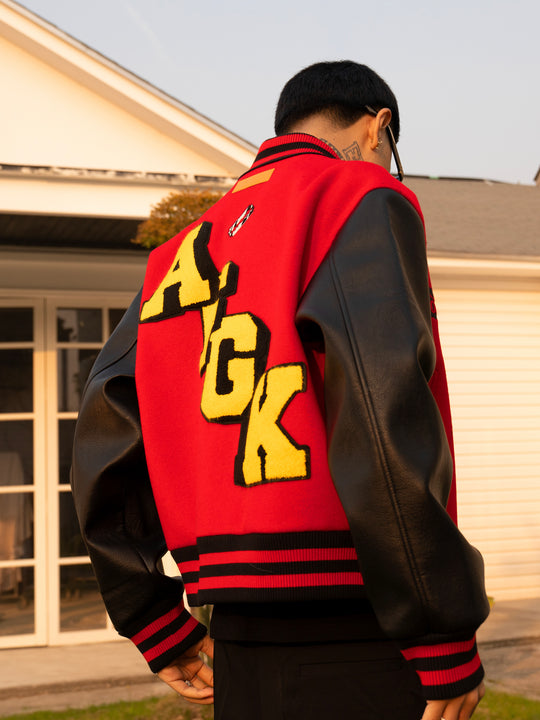 Racer varsity jacket | Barber Varsity Jacket| Face 3 Face