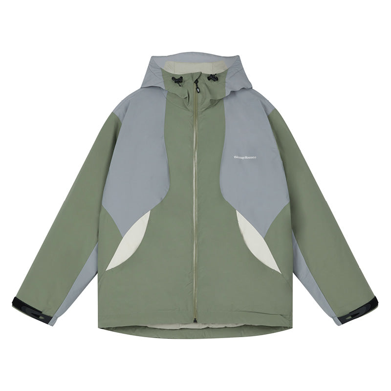 Wassup House Color Blocking Waterproof Down Jacket