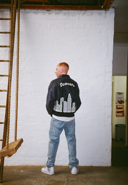 DONCARE Skyline Varsity Jacket | Face 3 Face