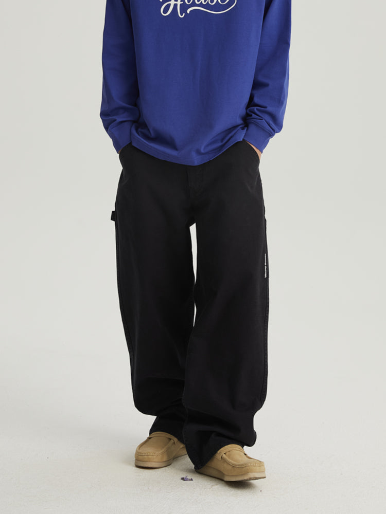 Wassup House Single Knee Lumberjack Work Pants