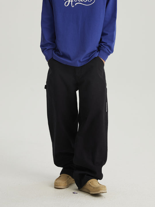 Wassup House Single Knee Lumberjack Work Pants