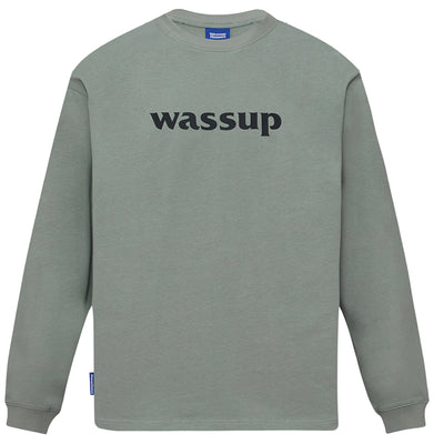 Wassup House Basic Logo printed Long Sleeved Tee