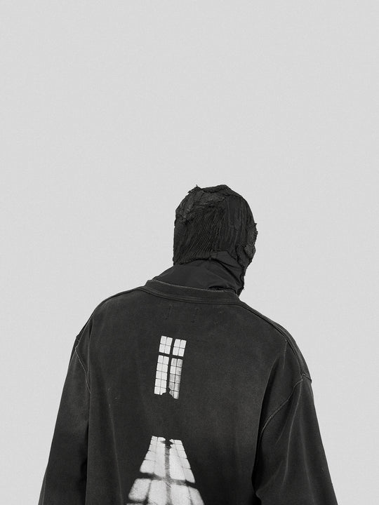 UNDERWATER Light Shadow Printed Long Sleeve Tee