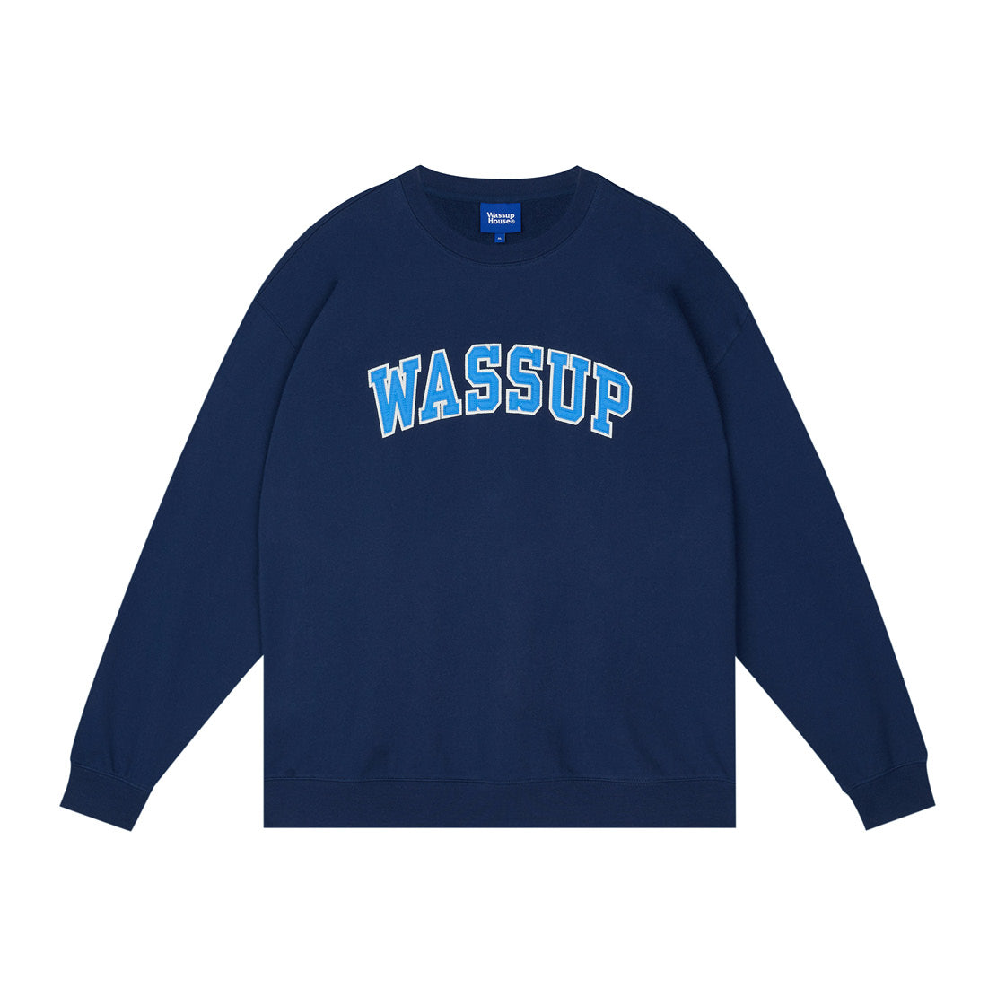 Wassup House Patch Embroidery Logo Sweatshirt