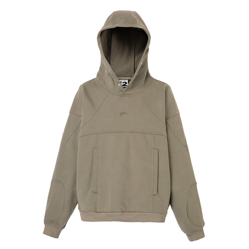 F2CE Logo Buttons Hoodie