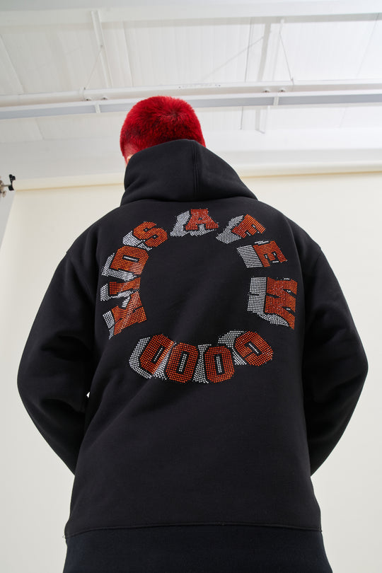 AFGK | AFGK 3D Logo Hoodie Basic Rhinestone Logo | Face 3 Face