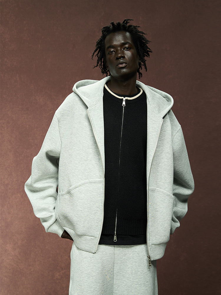 YADcrew Heavyweight 350G Zipper Hoodie