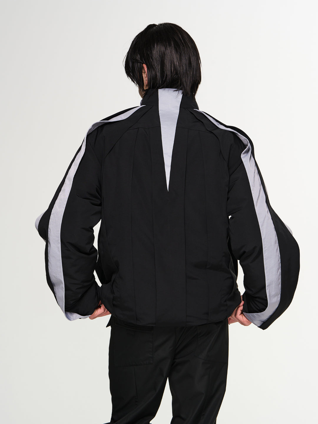 BLIND NO PLAN Multi Piece Color Blocking Fly Hank Jacket