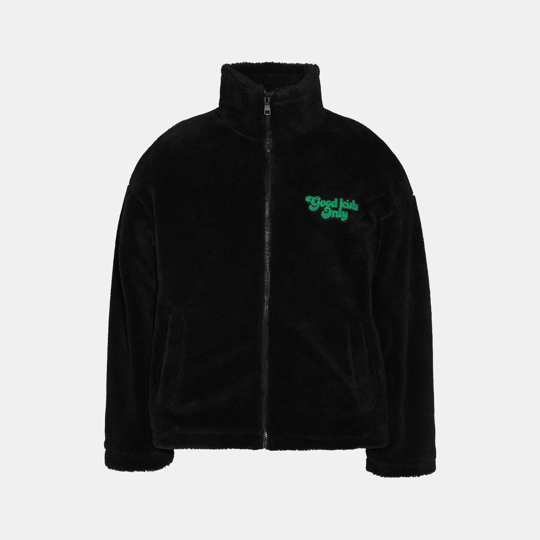 AFGK Sherpa Zip-up Fleece / Circle Logo Boa Jacket | Face 3 Face