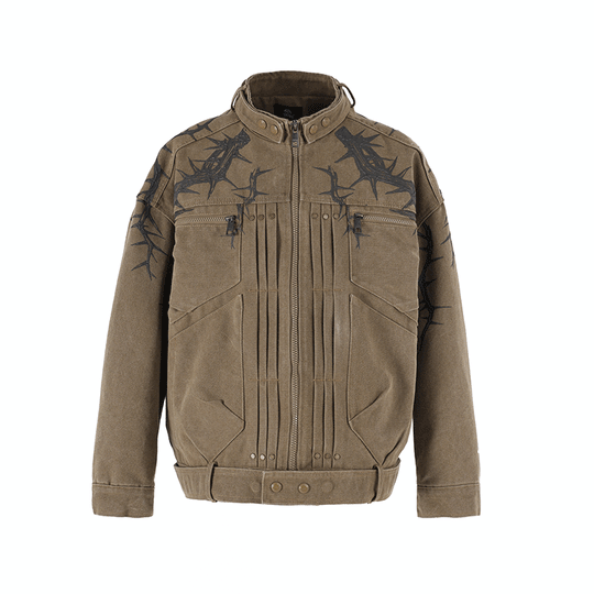 JHYQ Stand Up Collar Short Jacket